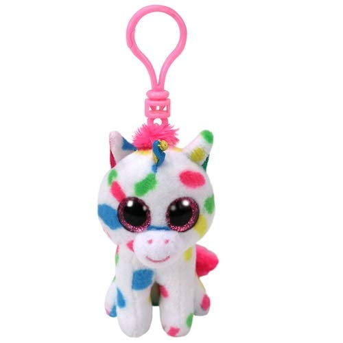 TY Beanie Boos 3" Fantasia the Unicorn Key Clip Stuffed Animal Collectible Plush